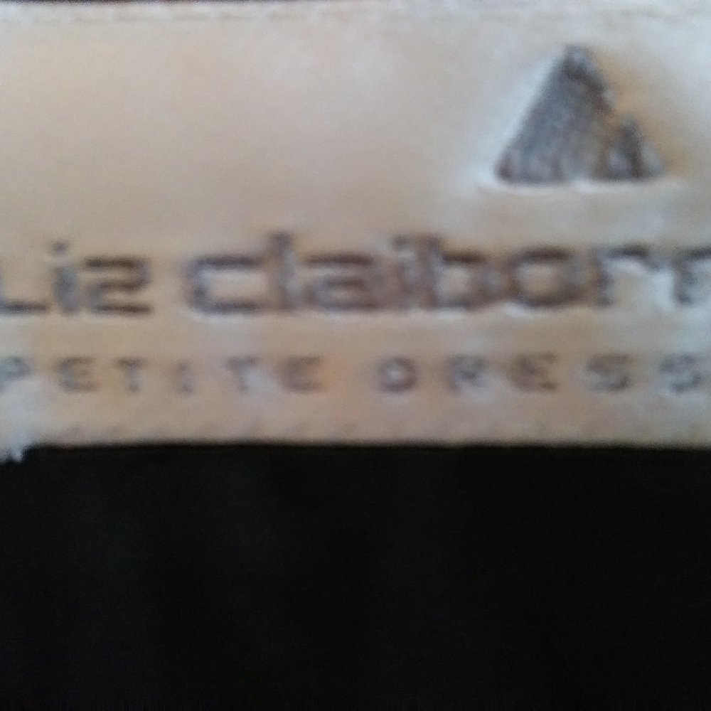 Liz Claiborne LBD black dress Petite 8 - Picture 8 of 15